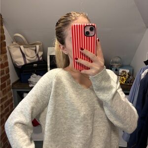Halogen Light Gray Sweater